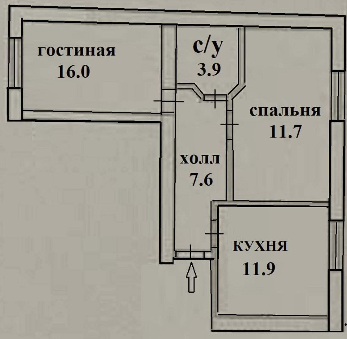 Продажа 2-комнатной квартиры, Краснодар, Минская улица,  д.91